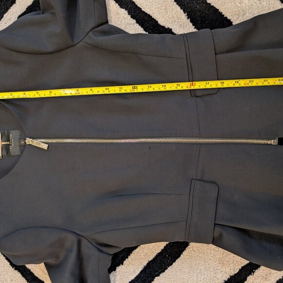 Ted Baker Zameli Peplum Black Blazer Size 2 OfficeChic quiet luxury preppy - Picture 15 of 16